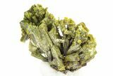 Lustrous Forest-Green Pyromorphite Crystal Cluster - China #260975-1